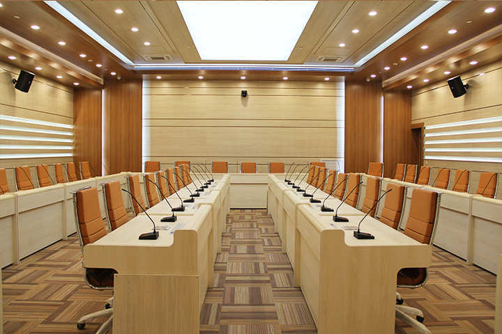 سیستم کنفرانس سالن کنفرانس مجتمع تجاری اداری دیدی بود