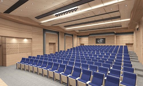 طراحی آکوستیک سالن همایش توسط الکتروویژن