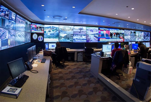 کاربردهای نظارتی و امنیتی video wall کاربردهای نظارتی video wall